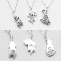 Bijou commémoratif pour la perte d'un animal de compagnie, bracelet en argent sterling personnalisé avec photo d'animal, cadeau commémoratif pour la perte d'un animal de compagnie