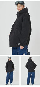 Traje de Esquí Estilo Americano SNOWVERB, Nuevo Top para <span class=keywords><strong>Mujer</strong></span>, Mono para Hombre, 3 Capas, Cremallera, Profesional, Impermeable, Cortavientos, a Prueba de Nieve, Cálido - Product Image 5