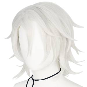 Perruque droite de cosplay Uzui Tengen, marron clair, dentelle blanche et rouge, <span class=keywords><strong>cheveux</strong></span> synthétiques longs avec tresses, costume d'anime pour fête d'Halloween - Product Image 4