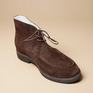 Nouvelles bottines <span class=keywords><strong>Chelsea</strong></span> en cuir véritable et daim, respirantes, antidérapantes, style britannique, en <span class=keywords><strong>nubuck</strong></span>, à lacets, pour hommes, en peau de mouton - Product Image 2