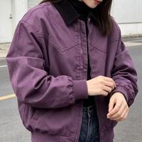 Veste bomber décontractée coupe ample à col rabattable personnalisé, col montant, manches longues