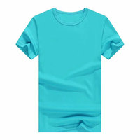 T-shirt uni à 1 dollar en gros T-shirts pour hommes personnalisés imprimés en usine de différentes couleurs promotionnelles t-shirt blanc bon marché