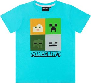 Pijamas <span class=keywords><strong>de</strong></span> <span class=keywords><strong>Minecraft</strong></span> para Niños, Manga Corta, Estampado, 100% Algodón, Diseño <span class=keywords><strong>Creeper</strong></span>, Ajuste Cómodo, Tallas 116 a 152, Verano - Product Image 2
