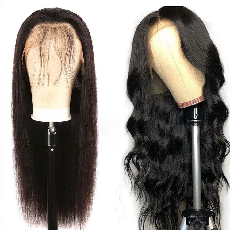 Grosir Wig Rambut Manusia Alami 100 Vendor Asli Virgin Kepadatan Persen Wig Rambut Manusia Renda Penuh Brasil