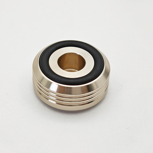 Altavoz preamplificador Hi-Fi de aluminio sólido dorado de gama alta, almohadilla Monister, pies de aislamiento, diámetro de 30mm para dispositivos electrónicos - Product Image 1