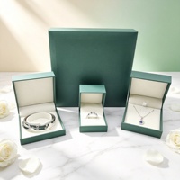 Boîte à bijoux en papier personnalisée avec logo |   Boîte cadeau de luxe en carton kraft pour collier, faible MOQ