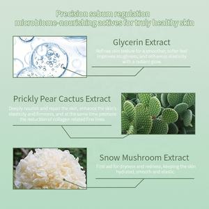 Kaktusfeigen-Extrakt Tuchmaske gegen Hautalterung und Akne Reduziert Falten und Reguliert Ölige Haut OEM ODM Bio-Gesichtsmaskenblatt - Product Image 2