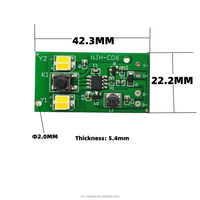 Kit de circuit imprimé pour lampe solaire DIY, 1,2 V, lumière blanche et chaude, lampe solaire enterrée, ensemble de carte de commande pour éclairage de pelouse