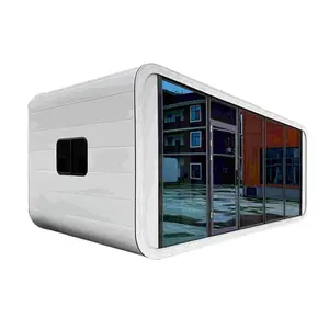 20ft 40ft Modulaire Prefab Kleine Huizen Container Kantoor Draagbare Apple Home Pod Verplaatsbare Apple Cabine