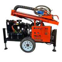 Foreuse portable à roues double usage air et eau FY-260L, 45KW Diesel, profondeur 200m, diamètre max. de forage 325mm