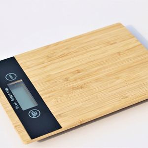 เครื่องชั่งครัวดิจิตอลอัจฉริยะ 5 กก. แบบไม้ ยอดนิยม สำหรับชั่งน้ำหนักอาหาร ใช้สำหรับทำขนมและทำอาหาร - Product Image 2