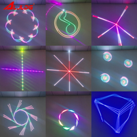 Projecteur laser d'animation professionnel 3W pleine couleur, lumière laser de scène DMX512, adapté aux mariages, discothèques, soirées DJ