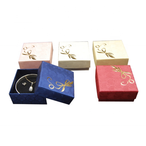 LOW MOQ Top Customized Paper Jewelry Boxes Ring Earrings Pendant Jewelry Box Packaging