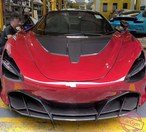 Kit de carrocería de coche de carreras ligero de alta calidad para McLaren <span class=keywords><strong>720s</strong></span> 765lt N-Style Dry Carbon Fiber Hood Car Bumpers All New Condition - Product Image 3