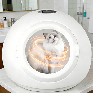 Secadora Ecológica <span class=keywords><strong>para</strong></span> Mascotas de 55L <span class=keywords><strong>para</strong></span> Gatos - Máquina de Aseo Automática de Bajo Ruido, <span class=keywords><strong>Productos</strong></span> de Baño <span class=keywords><strong>para</strong></span> Todas <span class=keywords><strong>las</strong></span> Estaciones en Interiores - Product Image 1