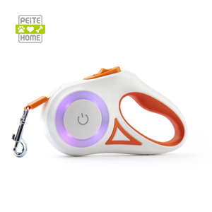 Einziehbare Haustier leine mit Touch Light, LED-Taschenlampe, 10 Fuß, 360 ° ohne Verwicklung, Ein-Knopf-Bremse und Schloss, rutsch fester weicher TPR-Griff - Product Image 1