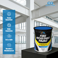 Pintura de Revestimiento Ignífuga Duradera, Tipo Fino para Interiores, Pintura Resistente al Fuego para Estructuras de Acero Intumescente