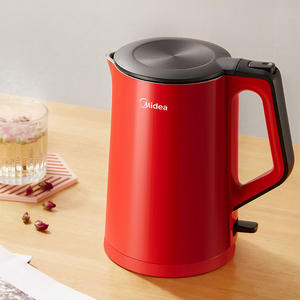 Bouilloire électrique Midea 1,5 L, boîtier en plastique, ébullition rapide, base rotative à 360 degrés, usage domestique - Product Image 2