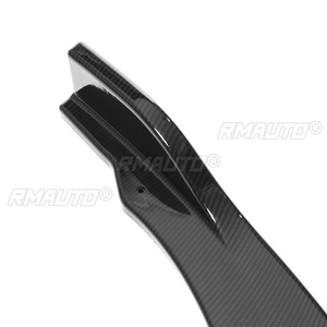 Carbon Look/ Black 3pcs <b>Car</b> Front Bumper Lip Splitter Cover Trim Spoiler <b>Diffuser</b> Deflector <b>for</b> Toyota Camry SE/XSE 2018 2019 - Product Image 5