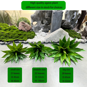 Usine Hot Seller Haute Simulation <span class=keywords><strong>Tropical</strong></span> Désert Plante Agave Aménagement Paysager Décoration Plante Artificielle - Product Image 4