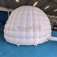 Carpa Inflable Tipo Domo para Fiestas, de Grado Comercial, para Publicidad Exterior y Discotecas, con Iluminación LED, Tela Oxford y Material de PVC, Venta al Por Mayor