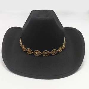 Sombrero Vaquero Rojo con Banda de Diamantes de Imitación, Sombrero de Fibra Modal Transpirable para Mujer, Protección Solar, Color Sólido, No Plegable - Product Image 2
