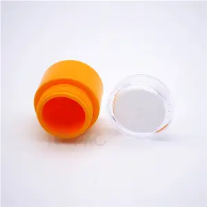 Pocket size plastic 5ml cosmetic jar container for nail gel pot 5g