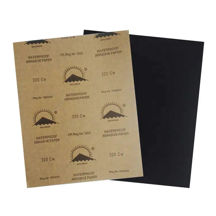 Hardware Abrasive Tools Waterproof Sandpaper Wet And Dry Abrasive Sanding Paper Sheet