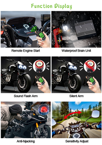 NTO Keyless nhập Báo động Hệ thống an ninh cho xe máy và xe tay ga 2-cách khởi động từ xa thụ động xe đạp động cơ báo động - Product Image 4