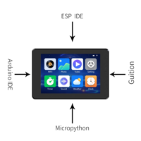 Module ESP32 WiFi BT ESP32-S3 avec écran tactile capacitif de 3,5 pouces JC3248W535C IPS TFT, 8 Mo de PSRAM, 16 Mo de FLASH, pour Arduino ESP LVGL