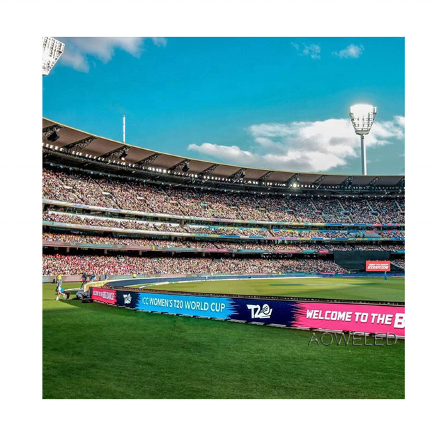 Hot Sale Super Slim Perimeter P5 P6.67 P8 P10 Outdoor Advertising Led Display Easy to Assemble Stadium Advertising Display