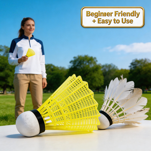 Volantes de Bádminton de Plástico Premium, 12 Unidades, Duraderos, Ecológicos, Vuelo Estable Profesional, para Torneos - Product Image 4