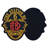 Patch PVC 3D personnalisé avec lettres en relief, patchs en caoutchouc souple PVC sur mesure pour vêtements