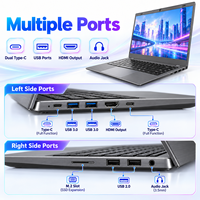 Laptop Murah 14 Inch Notebook RK3566 FHD IPS 2GB RAM 32GB Penyimpanan Komputer Portabel Tersedia OEM Grosir Pabrik SKD CKD