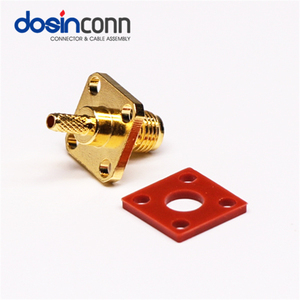 4 Lỗ Mặt Bích Isolated <span class=keywords><strong>SMA</strong></span> RF Antenna PCB Nối - Product Image 3