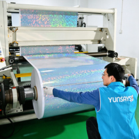 Étiquettes d'impression jet d'encre en film holographique PET pour promotions et produits alimentaires