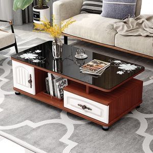 Bắc Âu hiện đại phòng khách nhỏ Bàn cà phê sáng tạo phòng ngủ sofa <span class=keywords><strong>mini</strong></span> nhỏ bàn tròn đa chức năng bàn nhỏ - Product Image 6
