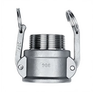 ข้อต่อท่อสแตนเลส 304 แบบ B เกลียวตัวผู้ สำหรับท่อน้ำ แบบ Snap-on เกลียวตัวผู้ สำหรับรถฉีดน้ำ ข้อต่อเร็ว - Product Image 1