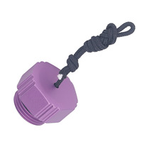 Capuchon anti-poussière pour régulateur de plongée sous-marine, en alliage d'aluminium fileté, pour première étape DIN, capuchon de protection anti-poussière pour valve de bouteille de plongée, violet