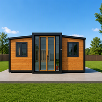 Maison conteneur pliable et extensible de 20/40 pieds, 2/3 chambres, norme australienne, villa moderne respirante à vendre