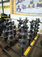 Tarière hydraulique d'excavatrice, foreuse spirale pour trous de poteaux, adaptée aux excavatrices de 1 à 40 tonnes