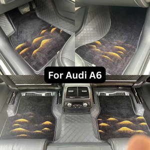 Alfombrilla para pie de coche <span class=keywords><strong>Interior</strong></span> de automóvil 3D 5D alfombrillas especiales de cuero de lujo para coche de doble capa para alfombrillas de coche <span class=keywords><strong>Audi</strong></span> - Product Image 4