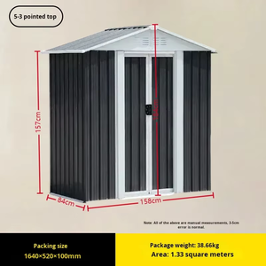 บ้านสำเร็จรูปพร้อมแพ็คเกจครบชุด โรงจอดรถแบบเปิดโล่ง โรงรถเคลื่อนที่ ป้องกันแดด ป้องกันฝน บ้านหลังคาเหล็ก - Product Image 4