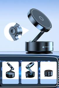 2025 accessoires de voiture support d'aspiration amélioré support de téléphone de voiture magnétique pliable pour <span class=keywords><strong>Magsafe</strong></span> <span class=keywords><strong>iPhone</strong></span> 16 Pro Max 15 14 13 <span class=keywords><strong>12</strong></span> - Product Image 5