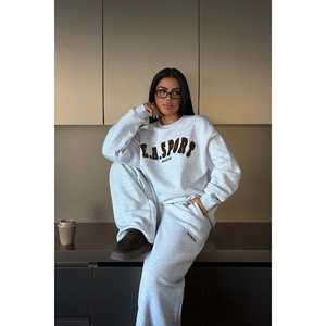 Chándal Deportivo Gris Estampado Easport, Ropa Deportiva Transpirable Informal de Invierno, Diseño Personalizado con Capucha, Logotipo, Técnica de Sublimación Sólida - Product Image 2