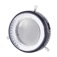 SANQTID 55mm Polarized Ring Light Source LED Microscope Lamp Led Ring Light for Microscope