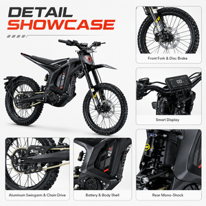 <span class=keywords><strong>Moto</strong></span> électrique homologuée UE 2026 Arctic Leopard XE L1E-B, <span class=keywords><strong>Enduro</strong></span> homologuée pour la route, batterie 74V 60Ah, puissance de pointe 4kW - Product Image 4