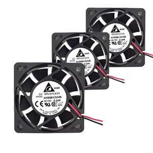 Delta AFB0612VHB Toit électrique agricole 12V DC 0.24A sur pied 5000RPM 19.42CFM 60*60*15mm Roulement à billes Support OEM personnalisé - Product Image 1