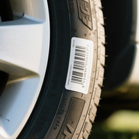 Fabricant de vélos marques Pack voiture pour petits pneus de transfert en PVC vulcanisé White-Label-Tires Wheel Air Car Tire Stickers