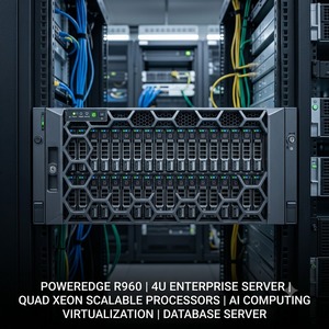 Serveur d'<span class=keywords><strong>entreprise</strong></span> Dell PowerEdge R960 4U, processeur Xeon Scalable Quad, calcul IA, virtualisation, serveur de base de données - Product Image 4
